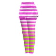 thumbnail image 5 of Puntoco Pantalones De Cintura Elástica Cómodos A Rayas A La Moda Para Mujer, Pantalones De Doble Capa Con Bolsillo Para Yoga, Rojo Rosa Xxxl, 5 of 5