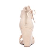 Chinese Laundry Women's Canty Wedge Sandal, Beige, 9.5
