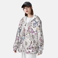 thumbnail image 3 of Kdxio Vintage Butterflies Print Women Men Sun Protection UPF 50+ Jackets Zip Up Long Sleeve Hoodie Hiking Lightweight with Pockets, 3 of 7