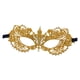 thumbnail image 5 of Máscara de encaje para mujer, máscara de media cara, elegante, suave y delicada, máscara de mascarada de encaje Correa de cinta dorada, 5 of 9