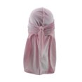 thumbnail image 1 of Velour Headwraps Assorted Colors Long Tail Pirate Hat Velour Headwraps Bright Windproof Single Layer Attractive Elasticity Comfortable Hair Bonnet Pink, 1 of 4