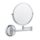 thumbnail image 4 of Espejo de maquillaje para baño de cobre, plegable, telescópico, para colgar en la pared, espejo de belleza de doble cara, de alta definición, sin perforaciones, 4 of 4