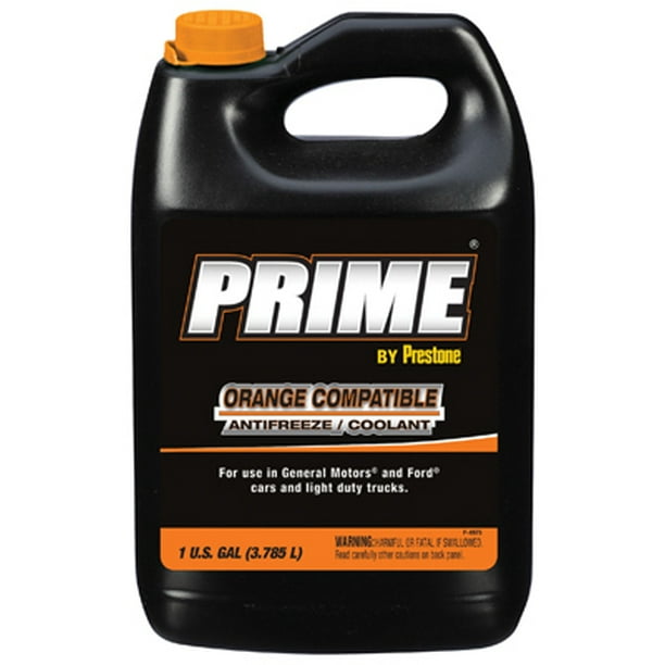 Prime Orange Compatible Antifreeze/coolant, 1 Gallon, Prestone, AF3400