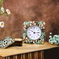 thumbnail image 4 of Reloj de escritorio Macarena vintage artesanal silencioso con pilas, 4 of 8