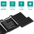 thumbnail image 2 of Batería Futurebatt A1953 para MacBook Pro 15 pulgadas, 11,4 V, 83,6 Wh, 2 of 9