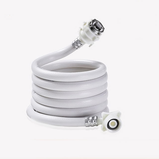 Inlet PVC Washing Machine Water Inlet Pipe with Steel Connector Extension Tube Washing Machine Hoses for Water Injection