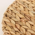 thumbnail image 2 of huhao Grass Weaving Tray Hand-woven Storage Baskets Decorative Seagrass Basket Water Hyancinth Organizing Basket Handmade Food Serving Basket Round Toilet Paper Basket, 2 of 7