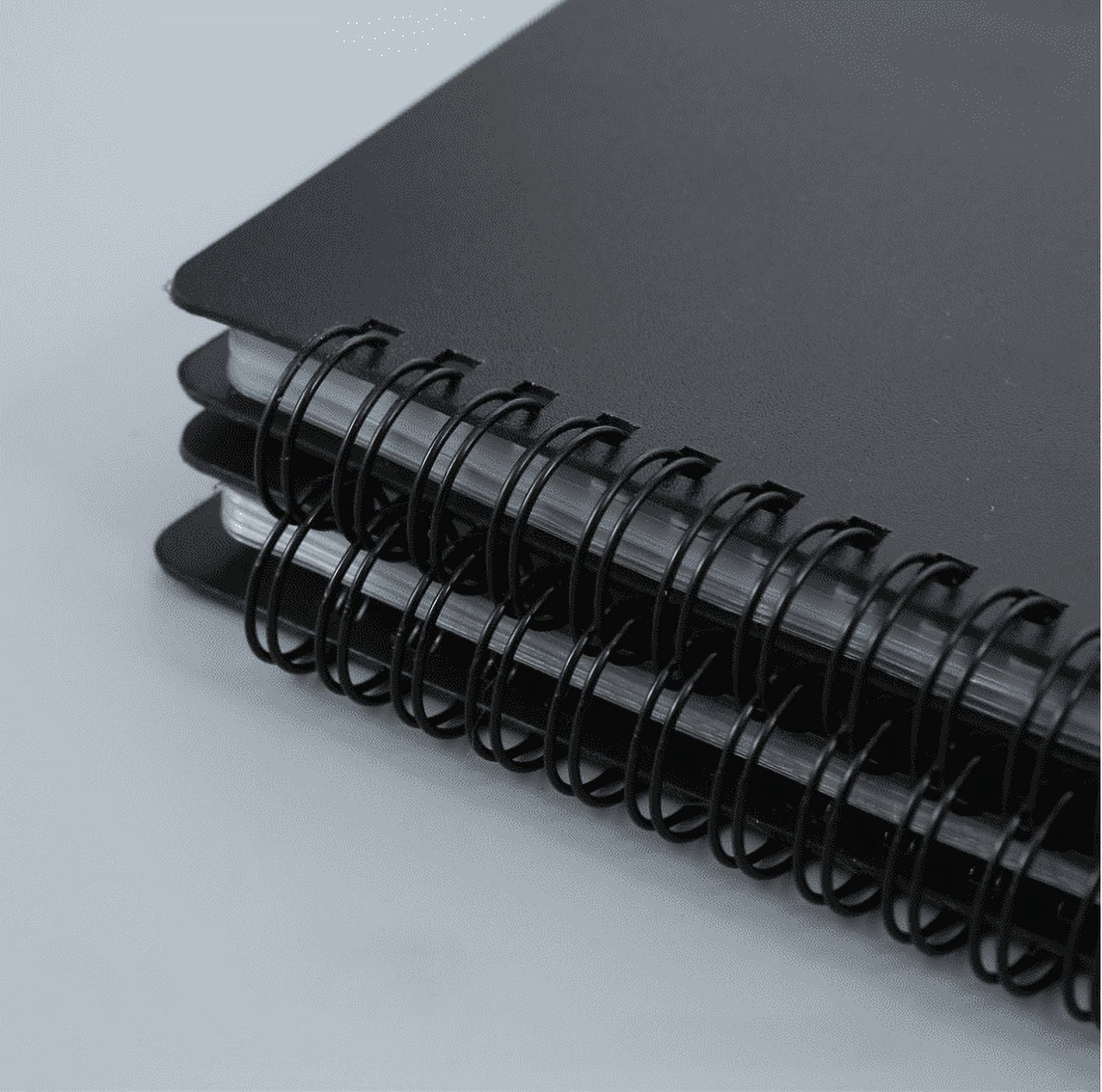 Black Sheet Music Binder-(1 Pack), B4 Music Sheet Binder, Spiral Binder with Sheet Music Protector, Easy Page Turning, Writable Page, Flat, 20 Pages
