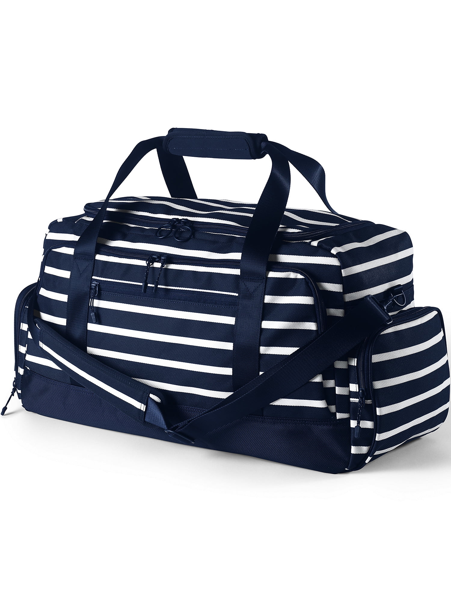 Lands' End Travel Printed Carry On Luggage Duffle Bag