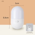 thumbnail image 2 of Mini small night light plugged in led bedroom light bedside night light-ivory-ivory, 2 of 5