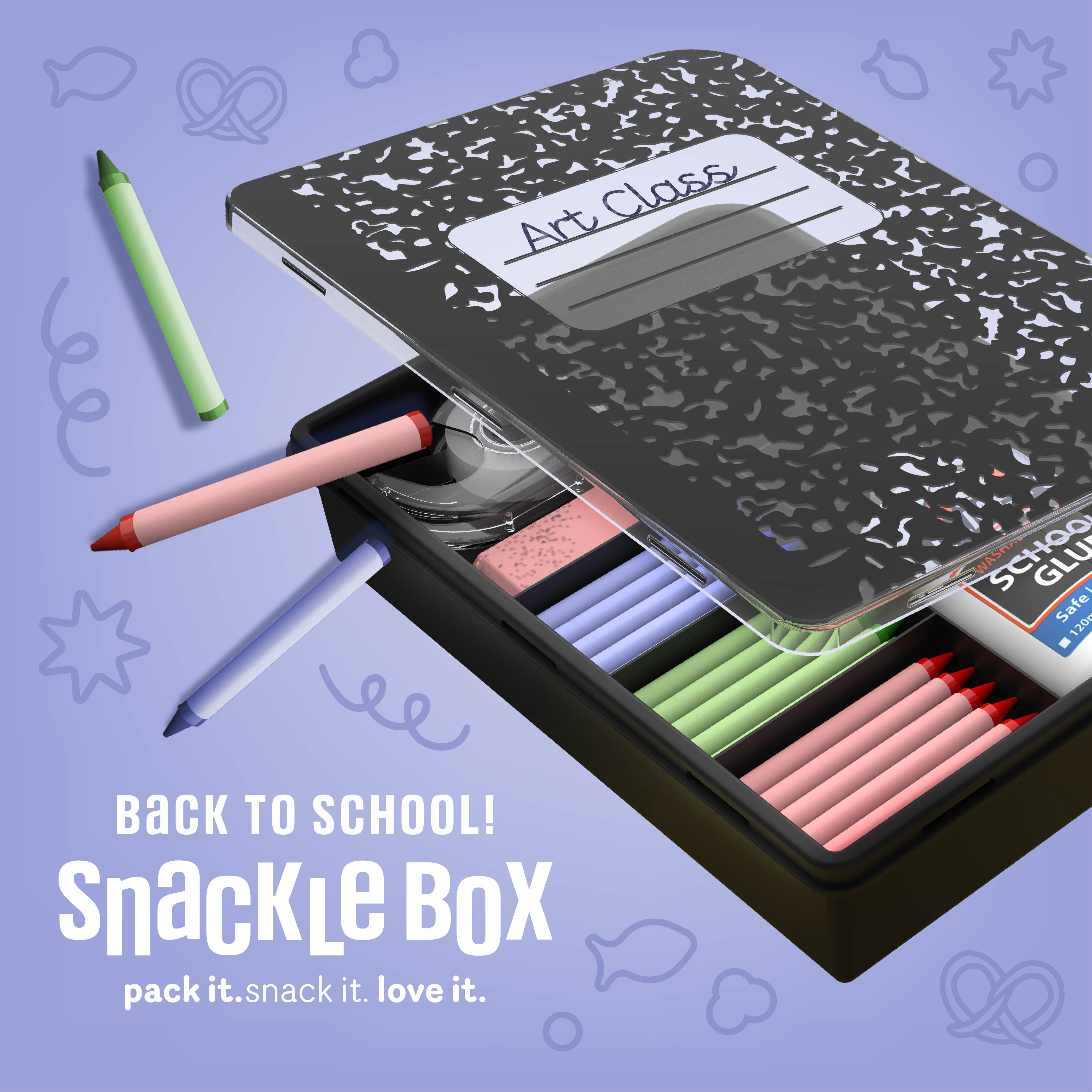 COOK WITH COLOR Lunch Box Container, 7-Grid Snack Box, Notebook Design