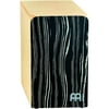 Meinl Woodcraft Collection Snare Cajon Striped Onyx Frontplate Medium