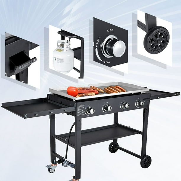 Free Shipping! AKIUDEX 4-Burner 36