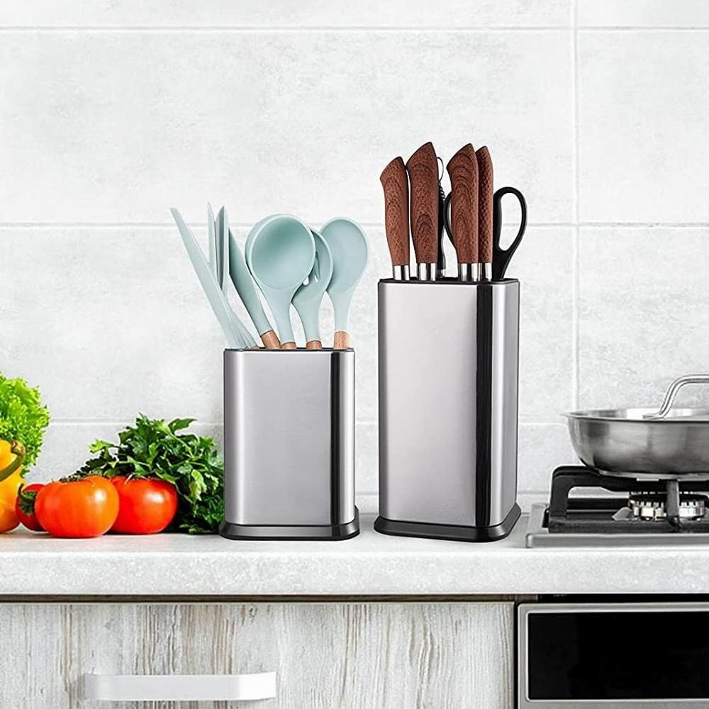 Kitchen Utensil Holder for Worktop, Large Storage Organiser for Cooking Utensils for Spatulas Spoons Utensils Crock