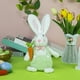thumbnail image 5 of Conejito de peluche suave de 12 pulgadas para niñas, adornos de conejo de Pascua, figuras de conejo de Pascua para decoración del hogar., 5 of 6