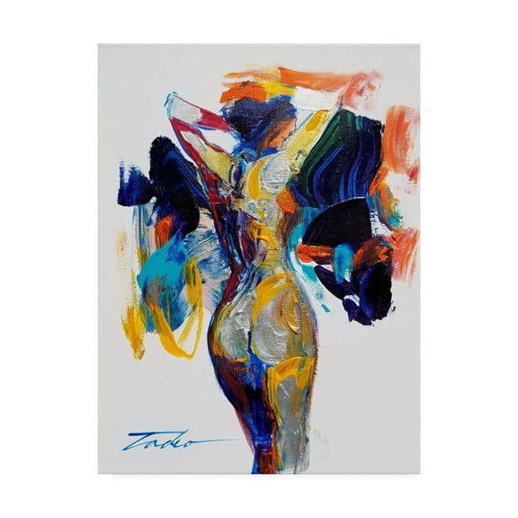 Trademark Fine Art 'Figure Study Ii' Canvas Art by Tadeo Zavaleta