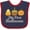 Navy and Red, variant on Inktastic My First Halloween Cute Candy Corn Pumpkin Fall Boys or Girls Baby Bib