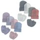 thumbnail image 3 of Gorro de hospital para recién nacido, gorro y manoplas para bebé, gorro suave y bonito para guardería, 3 of 5