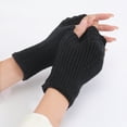 thumbnail image 5 of Fingerless Gloves For Women Half Finger Gloves Winter Stretchy Knit Fingerless Mittens Unisex Gloves Mittens Gloves Mittens Women Ski Gloves Mittens Men Gloves Mittens Men Gloves Mittens Convertible, 5 of 6