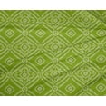 thumbnail image 4 of oneOone Polyester Lycra Green Fabric Geometric Bandhani Sewing Craft Projects Fabric Prints By Yard 56 Inches Wide, 4 of 4
