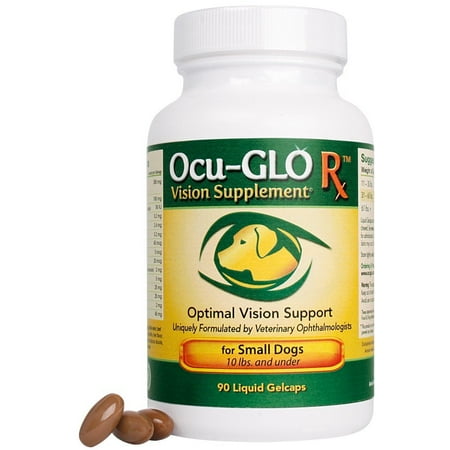 UPC: 0853568002005 | Ocu-GLO Rx for SMALL Dogs (90 Gelcaps)