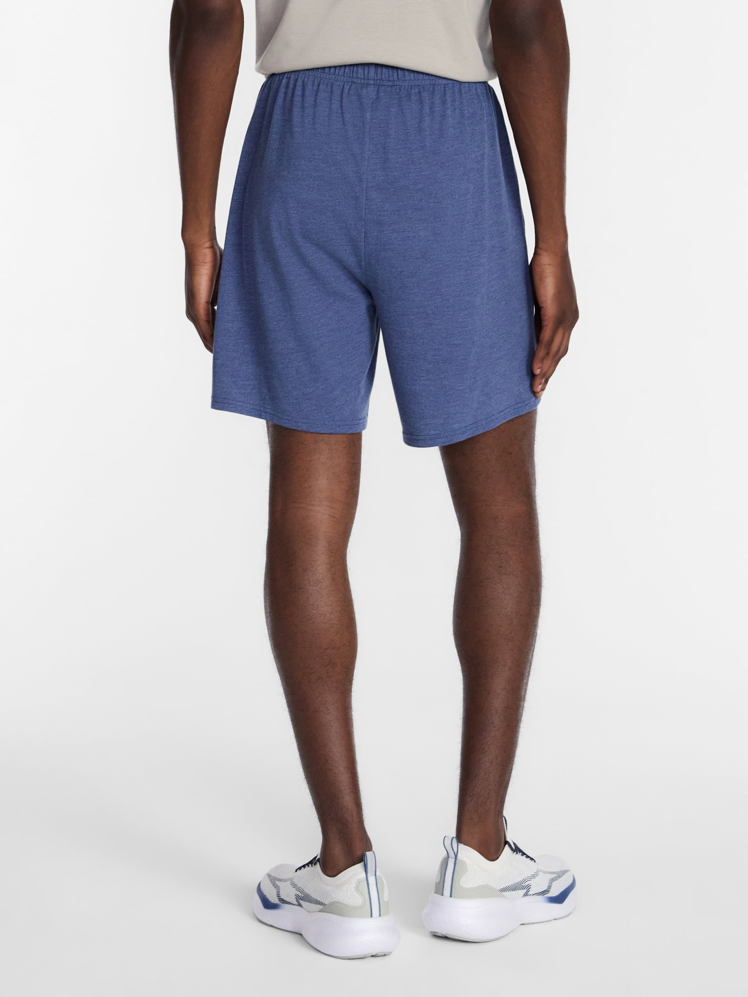 Athletic Works Men's and Big Men's Tri-Blend Active Shorts, 7" Inseam, Sizes XS-5XL