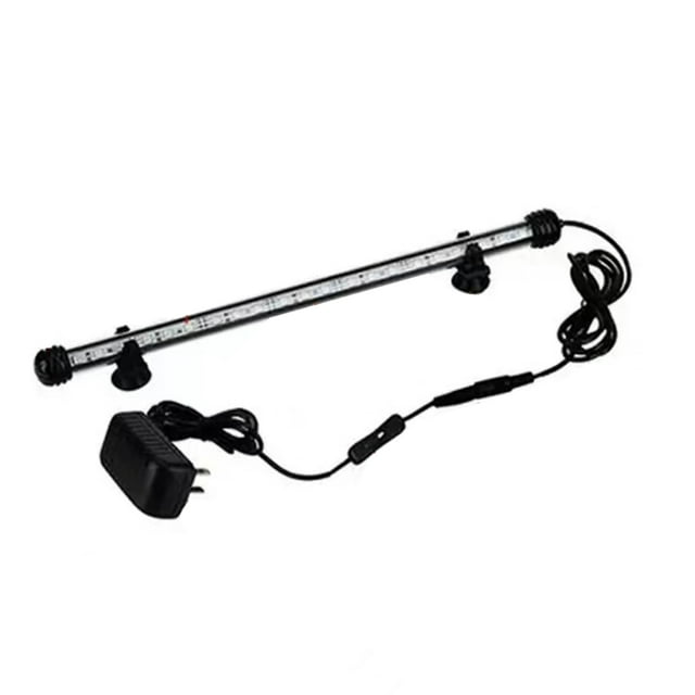 Mistaha Modern Acrylic RGB Aquarium Light with Remote Control - 128cm Length, Blue/White Light, 72 Lamp Beads, 46.8W Power