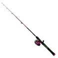 thumbnail image 2 of Zebco Splash Spincast Reel and Fishing Rod Combo, 6-Foot Fishing Pole, Purple, 2 of 5