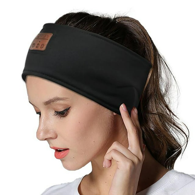 Diadema Bluetooth, Auriculares Deportivos Inalámbricos Con Micrófono Incorporado Y Altavoces Estéreo HD, Diadema De Nailon Suave A Prueba De Sudor Para Gimnasio, Correr, Yoga,