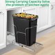 thumbnail image 4 of Garvee soporte extraíble para bote de basura bajo gabinete con riel deslizante de acero inoxidable y ajuste adaptable para cocina, bote no incluido, 4 of 7