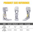 thumbnail image 6 of Men Women Medical AFO Foot Drop Brace Ankle Foot Orthosis Drop Foot Stabilizer Support for Walking with Shoe, 6 of 7