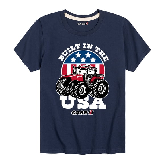 Case IH - Built In The USA - Youth Boys Short Sleeve Graphic T-Shirt