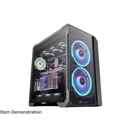 Thermaltake - View 51 Tempered Glass ARGB Full Tower Case - Black