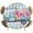 LightBLue, variant on Elastic Fitted Round Tablecloth, Spring Waterproof Stretch Table Cover for 36"-44" Tables, Truck Botanical Rose Leaves Butterfly Pink Lattice Washable Outdoor Tablecloths for Patio, Picnic, Camping