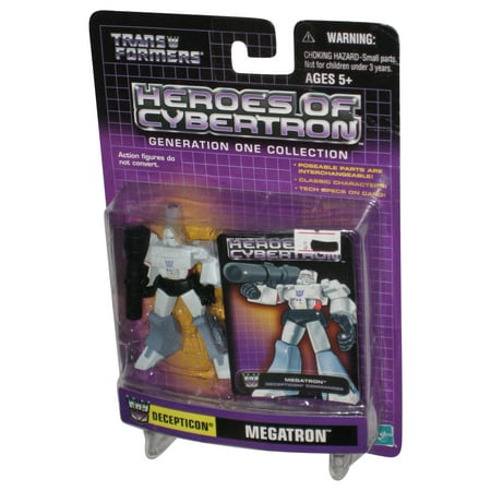 Transformers Heroes of Cybertron (2001) Hasbro G1 Decepticon Megatron Figure
