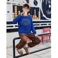thumbnail image 4 of Arshiner Toddler Boy Crewneck Graphic Sweatshirt Long Sleeve Teddy Bear Sweat Shirt Cute Pullover Top for Kid, 4 of 7