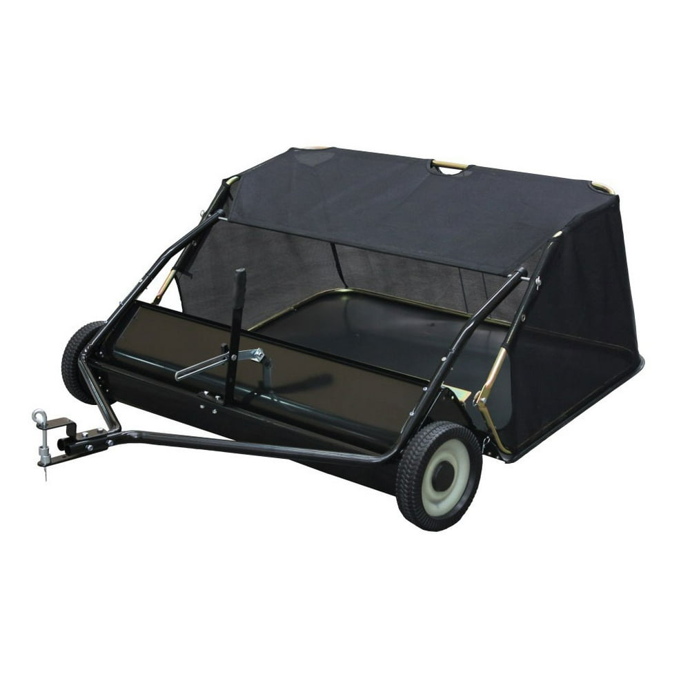 Yard Commander 48Inch Tow Behind Lawn Sweeper with 4Foot Clearing