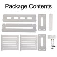thumbnail image 4 of Mosiee Support de Rangement pour Routeur, Boîte de Rangement Murale pour Décodeur Tv, Support de Routeur Wifi Moderne, Dissipation de Chaleur Creuse, 4 of 9