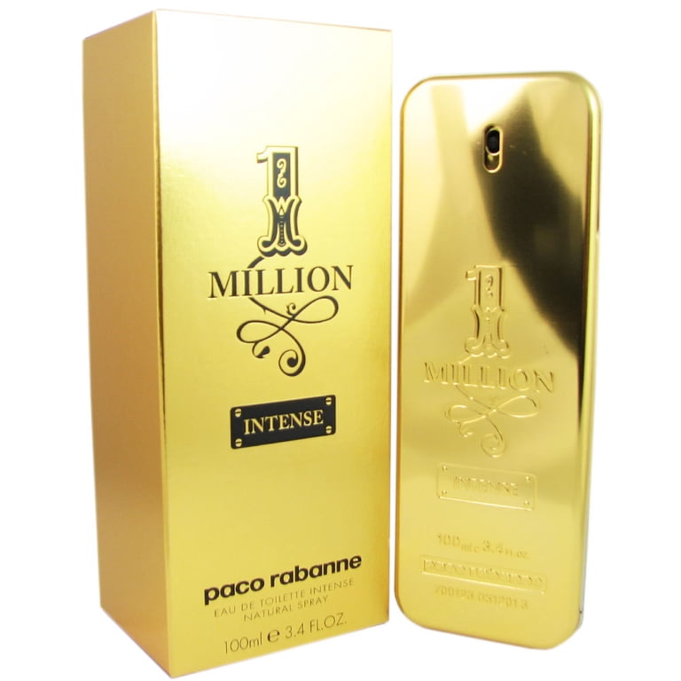 香水(男性用) PacoRabanne 1Million ParfumIntense 100ml Paco Rabanne 1 Million Intense Men's 3.4-ounce Eau de Toilette