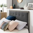 thumbnail image 3 of Modway Willow Twin Wood Platform Bed With Angular Frame, Gray Charcoal, 3 of 13