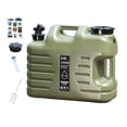 thumbnail image 2 of Miulika Water Container Water Carrier with Spigot with Screw Lid Water Bucket Water Storage Jug for Washing Hand Survival Outdoor BBQ 40x20x30cm 18L, 2 of 7