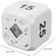 thumbnail image 2 of Temporizador de Cubo Digital Con Pantalla LED - Productividad y Estudio Inteligente, Cocina, Cuenta Regresiva Personalizada (Blanco), 2 of 4
