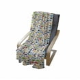 thumbnail image 4 of Transportation Soft Flannel Fleece Throw Blanket, Colorful Repetitive Waste Vehicles Pattern in Various Shapes and Colors, Cozy Plush for Indoor and Outdoor Use, 60" x 80", Multicolor, by Ambesonne, 4 of 6