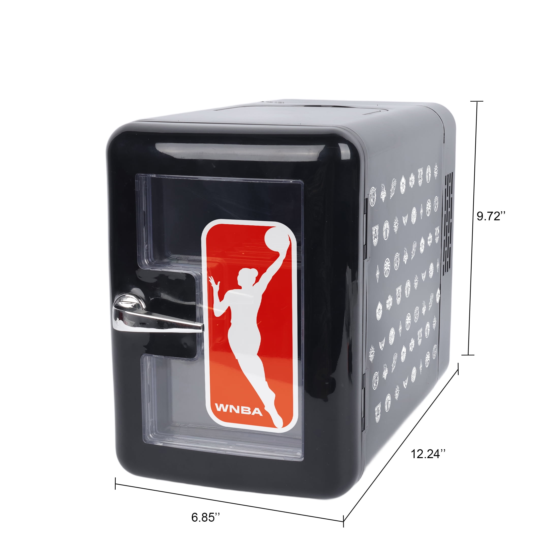 WNBA 5L 9-Can Mini Fridge, Black