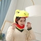 thumbnail image 3 of Lindo gorro con cabeza de dinosaurio, divertido gorro de dinosaurio, gorro cálido de animal, gorro de dibujos animados, gorros de fiesta. Amarillo, 3 of 9