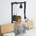 thumbnail image 3 of 68.9in H Multifunctional Standing Frame,220.46lb Bed Lift for Elderly W/Hanging Pillow,Stand Up Assist Bar,Standing Aid & Upper Limb Training. (Black), 3 of 9