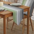 thumbnail image 2 of Vintage Sage Green Gray Woodgrain Modern Home Kitchen Dining Tablecloths Wedding Party Table Decoration Table Runner, 2 of 5
