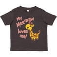 thumbnail image 3 of Inktastic My Meemaw Loves Me- Cute Giraffe Boys or Girls Toddler T-Shirt, 3 of 5