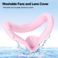 thumbnail image 2 of husxh Silicone VR Face Cover Sweatproof Protective Eye Pad with Anti-Leakage Nose Pad Face Cushion Pad Replacement for Meta Quest 3S VR Accessories, 2 of 8