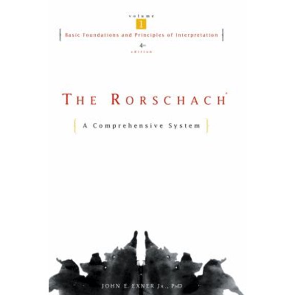 Pre-Owned The Rorschach, Basic Foundations and Principles of Interpretation (Hardcover) 0471386723 9780471386728